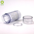 75g empty cosmetic packaging clear deodorant stick container